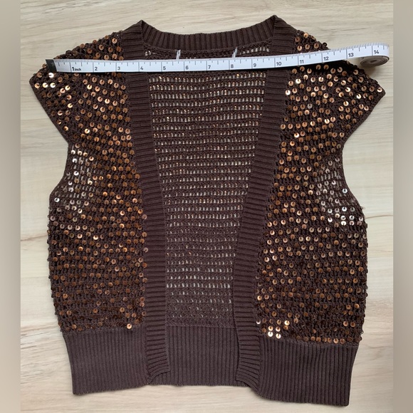 Little Brown Sparkle Shrug - Picture 14 of 16